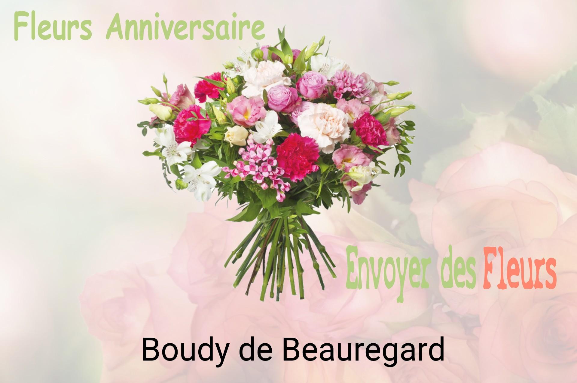 Bouquet de fleurs d’anniversaire livré à Boudy-de-Beauregard