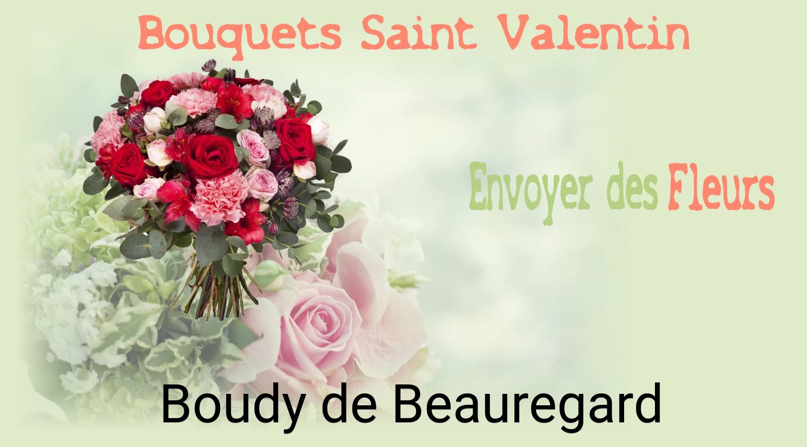 Roses de Saint-Valentin livrées à Boudy-de-Beauregard